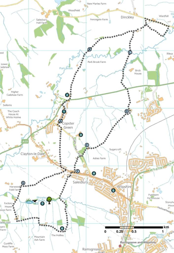 All of Ribble Rivers Trust's walks are come with a clean map, and comprehensive directions 
