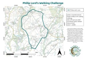 Philip's walk route