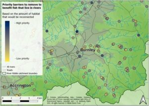 Using mapped data and evidence for conservation is really important for Ribble Trust. 