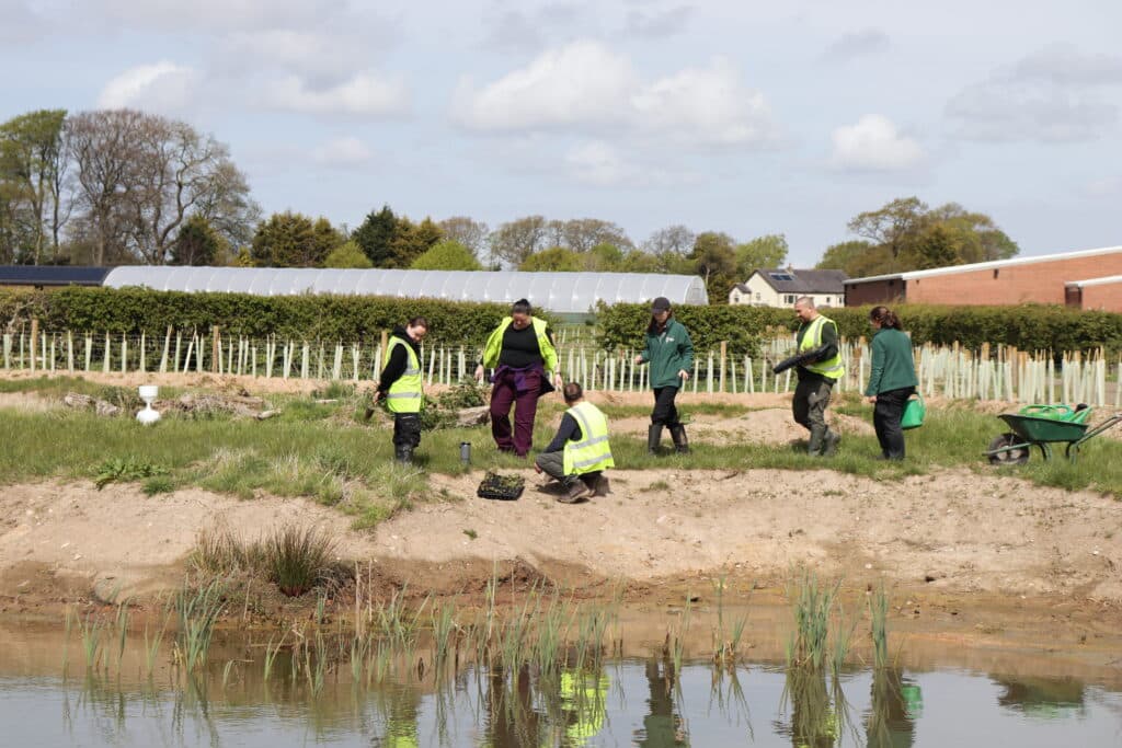 Ribble Rivers Trust hard at work creating new water friendly spaces